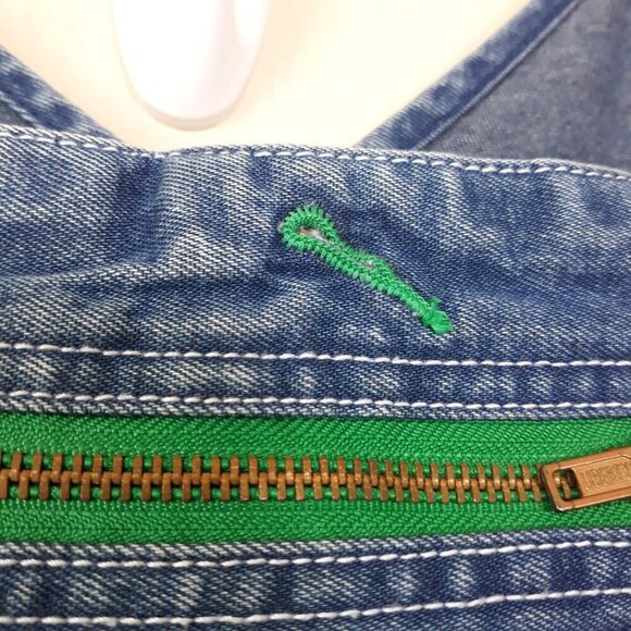 Men's Blue Denim Overalls - Picture 6 of 12